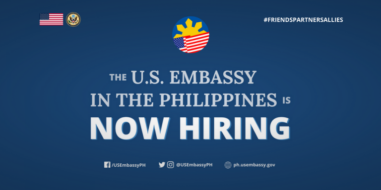 Start A Job With The US Embassy In The Philippines