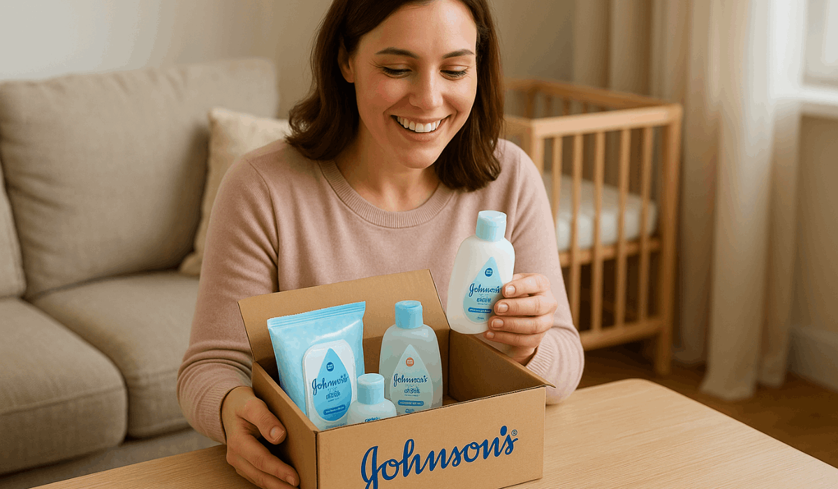 Como solicitar amostras grátis e cupons da Johnson’s Baby