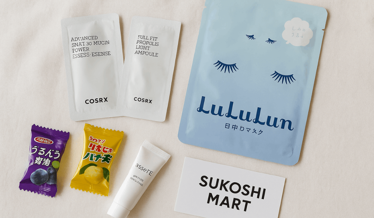 Claim Free K-Beauty and Japanese Samples at Sukoshi Mart